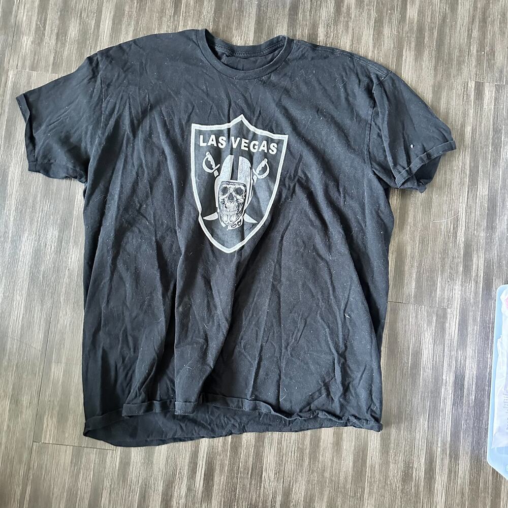 Las Vegas Raiders Black Shirt Size NFL Football XL Mens